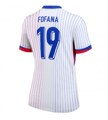 Frankrig Youssouf Fofana #19 Udebanetrøje Dame EM 2024 Kort ærmer